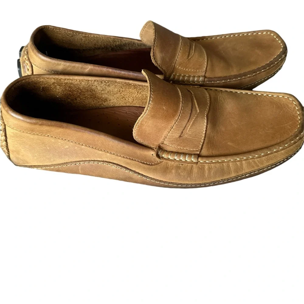 Clark’s men moccasin leather upper shoes